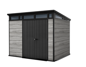 Keter Signature Pent 9x7 Shed - Stormgrey Look (2.8 x 2.2m)