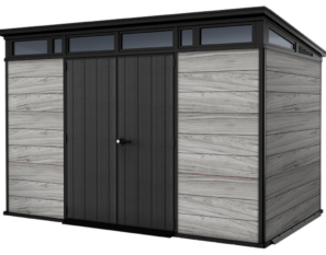 Keter Signature Pent 11x7 Shed - Stormgrey Look (3.4 x 2.2m)