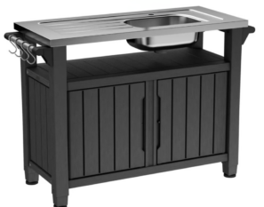Keter Unity XL BBQ Entertainment Unit with Sink