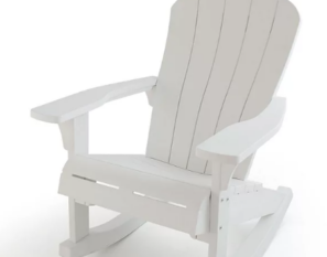 Keter Everest Rocking Adirondack Chair - White