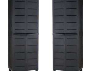 Keter Utility Tall Cabinet - 2 Pack