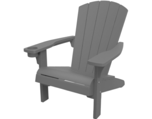 Keter Alpine Adirondack Chair - Grey