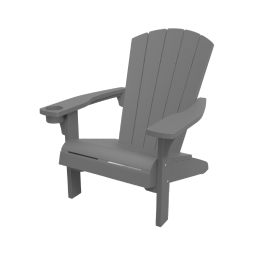 Keter Alpine Adirondack Chair – Grey
