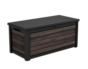 Keter Signature 630L Storage Box - Rosewood Look