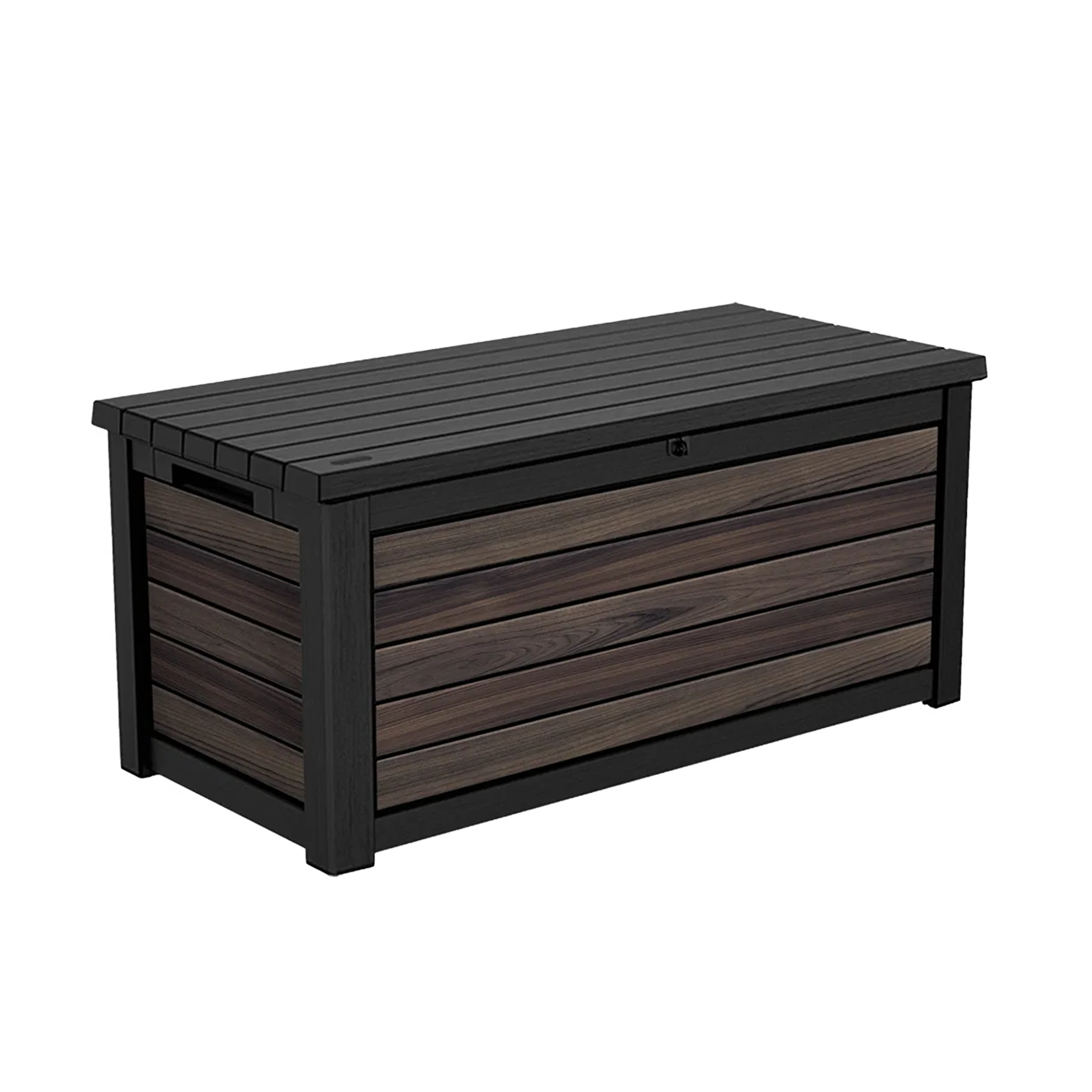 Keter Signature 630L Storage Box – Rosewood Look