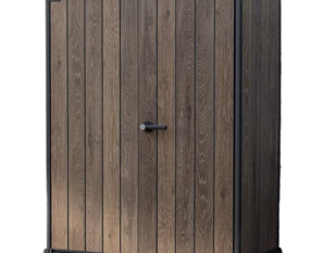 Keter Signature Vertical Shed - Walnut Look