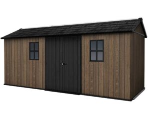 Keter Apex Shed 7.5x17 - Walnut (2.3 x 5.2m)