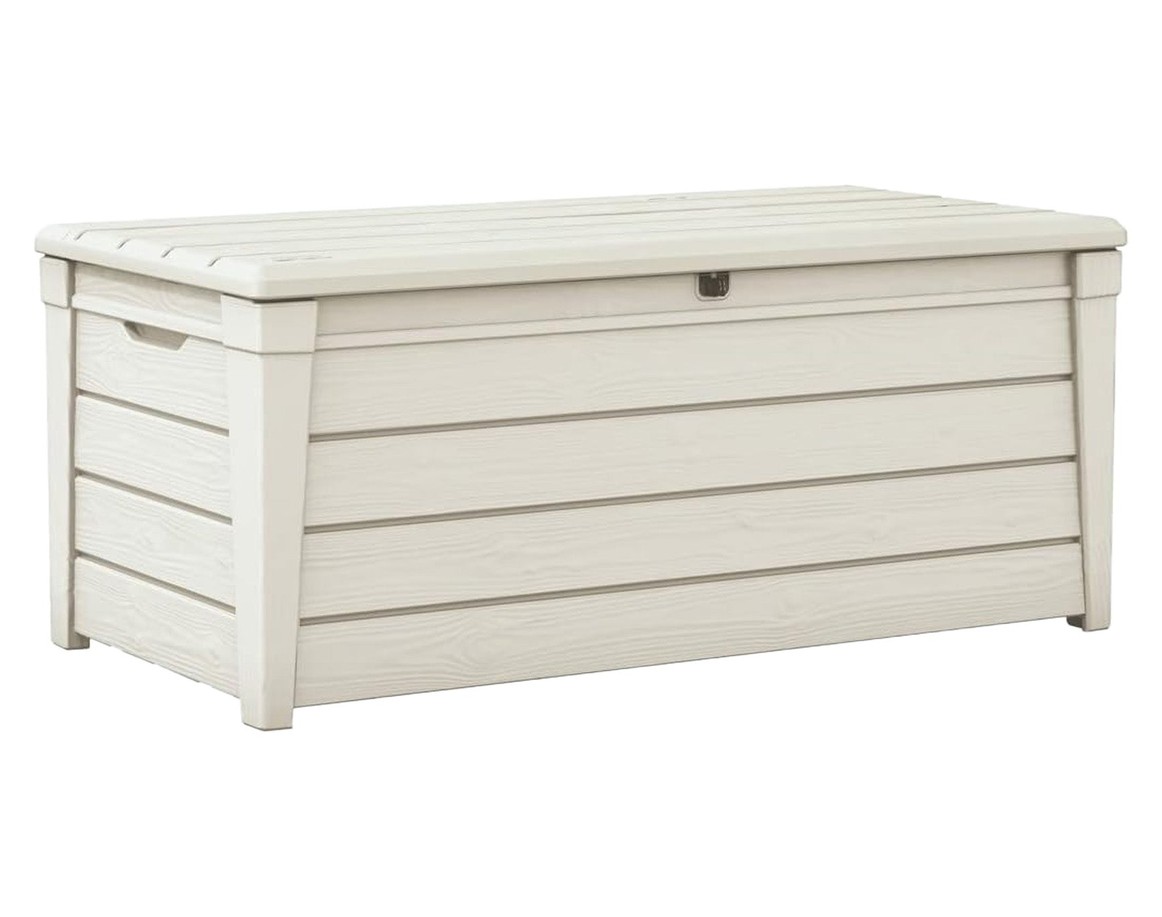 Keter Brightwood Deck Box White 454L