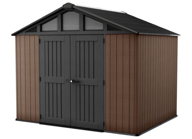 Keter Stronghold Shed 10 x 8 Brown (3 x 2.4M)