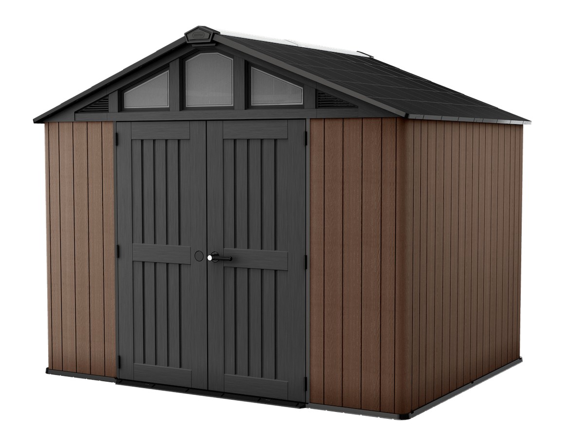 Keter Stronghold Shed 10 x 8 Brown (3 x 2.4M)