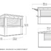 Keter Signature Outdoor Garden Bar - Walnut Look image 2