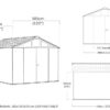 Keter Stronghold Shed 10 x 15 Brown (3 x 4.5M) image 2