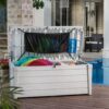 Keter Brightwood Deck Box White 454L image 7