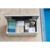 Keter Brightwood Deck Box White 454L image 9