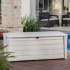 Keter Brightwood Deck Box White 454L image 10