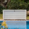 Keter Brightwood Deck Box White 454L image 16