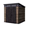 Keter Signature Pent 7x7 Shed - Walnut Look (2.2 x 2.2m)