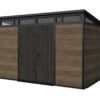 Keter Signature Pent 11x7 Shed - Walnut Look (3.4 x 2.2m)
