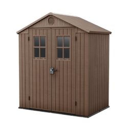 Keter Darwin 6×4 Garden Shed – Brown (1.9 x 1.2m)