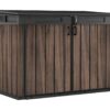 Keter Signature Horizontal Shed - Rosewood Look 2020L
