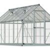 6' x 14' Hybrid Greenhouse - Silver Frame (1.9m x 4.3m)