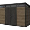 Keter Signature Pent 11x7 Shed - Walnut Look (3.4 x 2.2m)