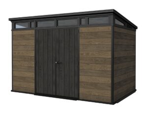 Keter Signature Pent 11x7 Shed - Walnut Look (3.4 x 2.2m)