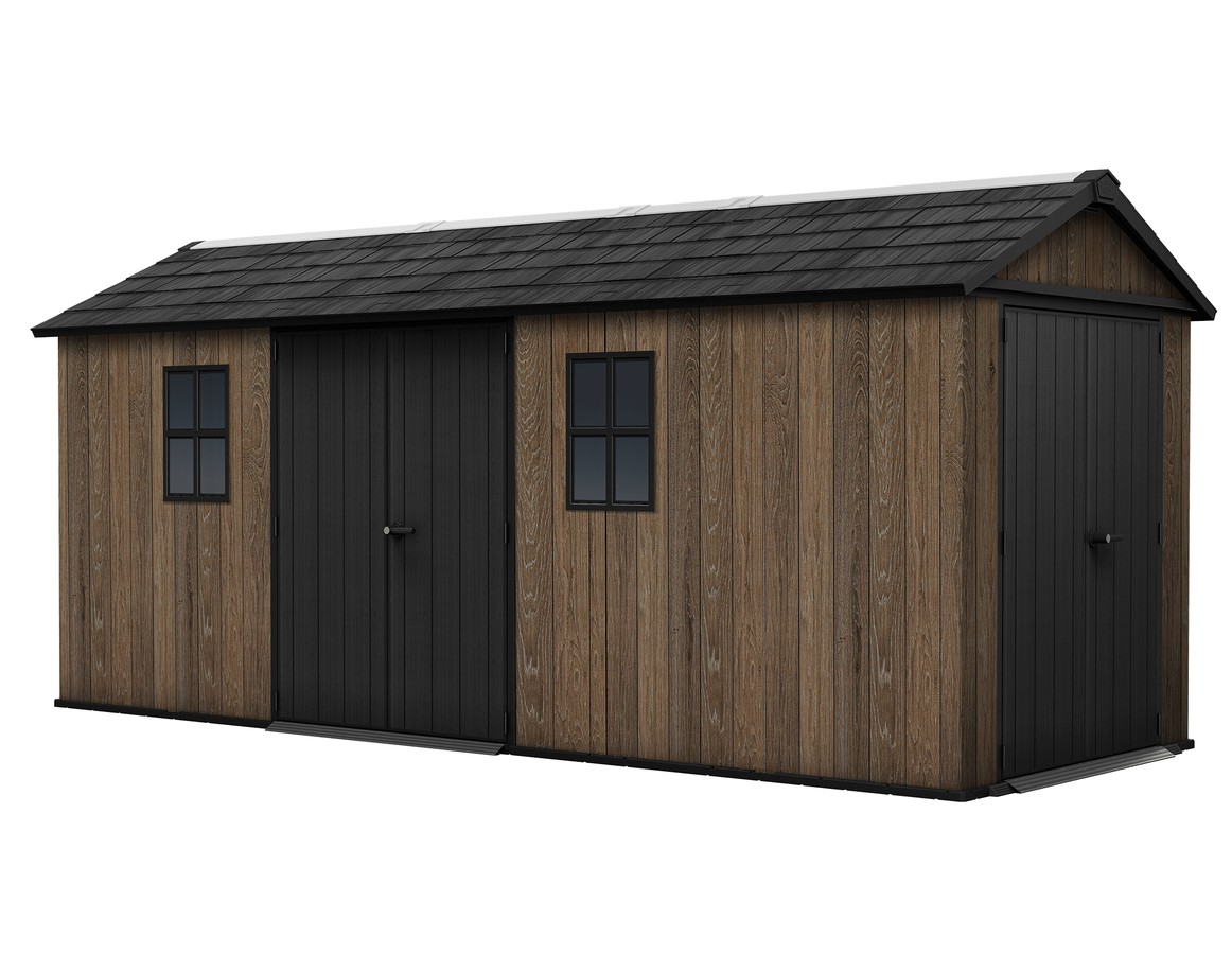 PRE ORDER: SEP. - Keter Apex Double Door Shed 7.5x17 (2.3 x 5.2m)