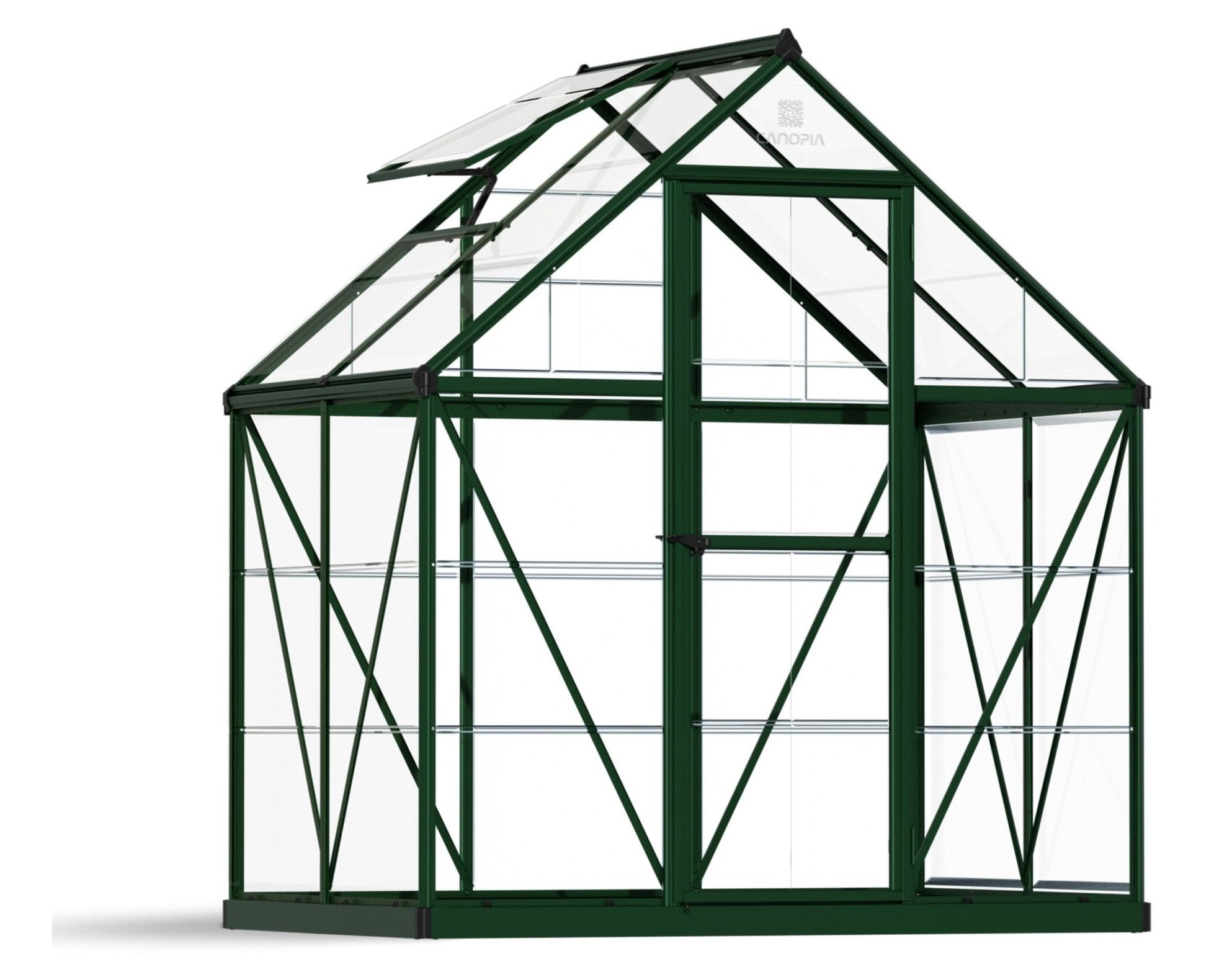 6′ x 4′ Harmony Greenhouse (1.9m x 1.3m) Green Frame
