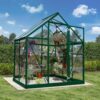 6' x 4' Harmony Greenhouse (1.9m x 1.3m) Green Frame