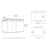 Keter Artisan Pent 2.0 11x7 Garden Shed (3.4 x 2.2m)