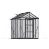 GLORY 6' x 8' Premium Greenhouse - Grey Frame (2.0m x 2.5m)