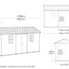 PRE ORDER: SEP. - Keter Apex Double Door Shed 7.5x15 (2.3 x 4.6m)