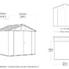Keter Stronghold Shed 8 x 8 (2.5 x 2.3m)