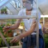 6' x 14' Hybrid Greenhouse - Silver Frame (1.9m x 4.3m)