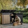 Keter Signature Horizontal Shed - Venetian Brown 2020L image 4