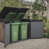 Keter Signature Horizontal Shed - Rosewood Look 2020L image 4