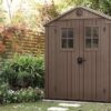 Keter Darwin 6×4 Garden Shed – Brown (1.9 x 1.2m)