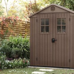 Keter Darwin 6×4 Garden Shed – Brown (1.9 x 1.2m)