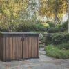 Keter Signature Horizontal Shed - Rosewood Look 2020L image 5