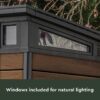Keter Signature Pent 7x7 Shed - Walnut Look (2.2 x 2.2m)