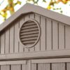 Keter Darwin 4×6 Garden Shed – Brown (1.3 x 1.9m)