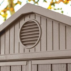 Keter Darwin 4×6 Garden Shed – Brown (1.3 x 1.9m)