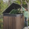 Keter Signature Horizontal Shed - Rosewood Look 2020L image 6