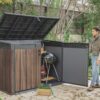 Keter Signature Horizontal Shed - Rosewood Look 2020L image 10