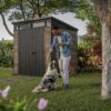 Keter Signature Pent 7x7 Shed - Walnut Look (2.2 x 2.2m)