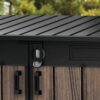 Keter Signature Horizontal Shed - Rosewood Look 2020L image 13