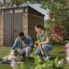 Keter Signature Pent 7x7 Shed - Walnut Look (2.2 x 2.2m)