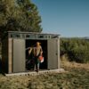 Keter Signature Pent 11x7 Shed - Walnut Look (3.4 x 2.2m)