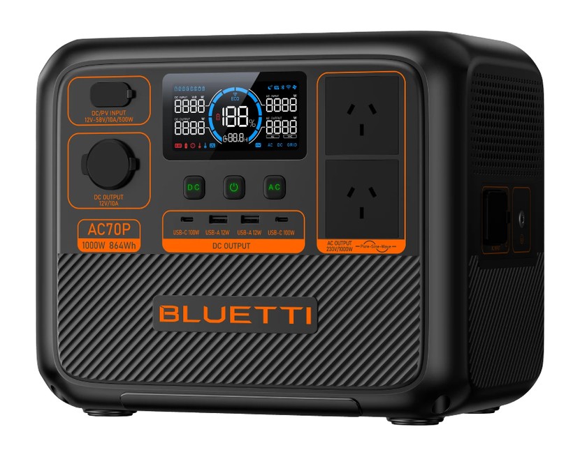 Bluetti AC70P 1000W Portable Power Station